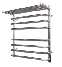 Полотенцесушитель электрический Point 500х600 Нептун с полкой П7, хром PN09156SPE