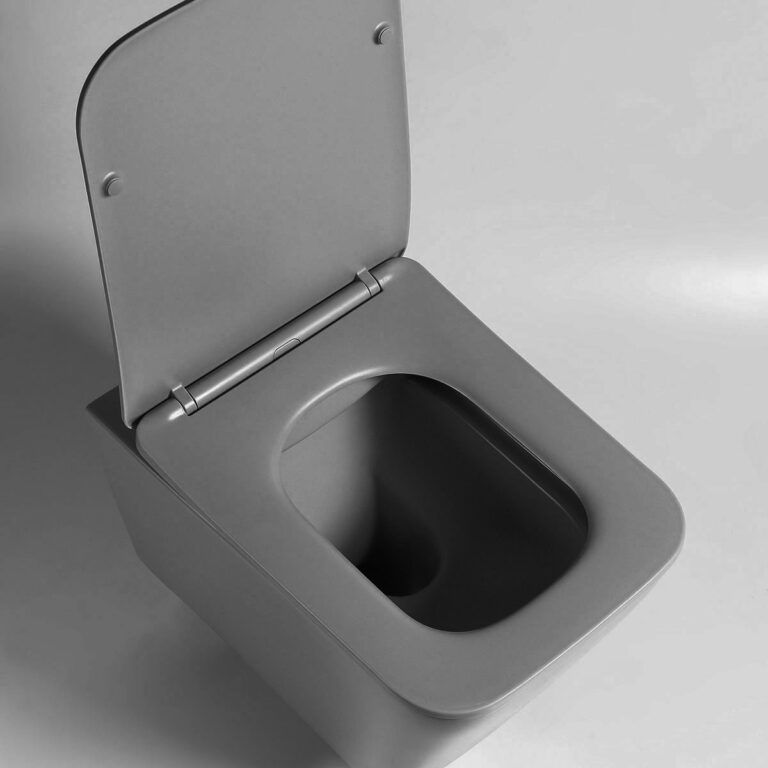 Приобрести vincea унитаз подвесной piatti q-line, ультратонкое сиденье, микролифт, антрацит матовый vt1-12ma