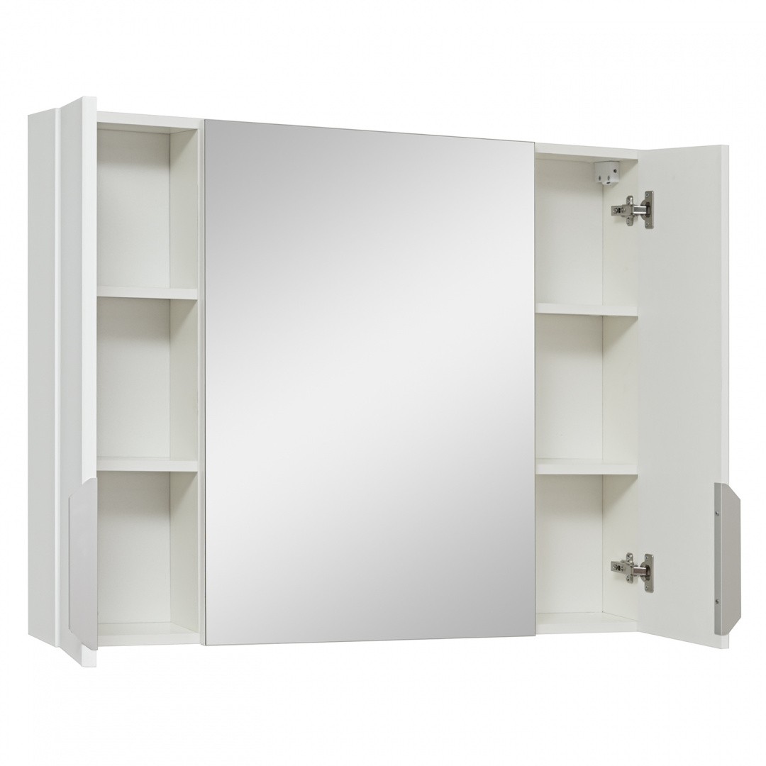 Приобрести aqua de marco зеркало-шкаф axioma 100 см, белый 1100wgaxi