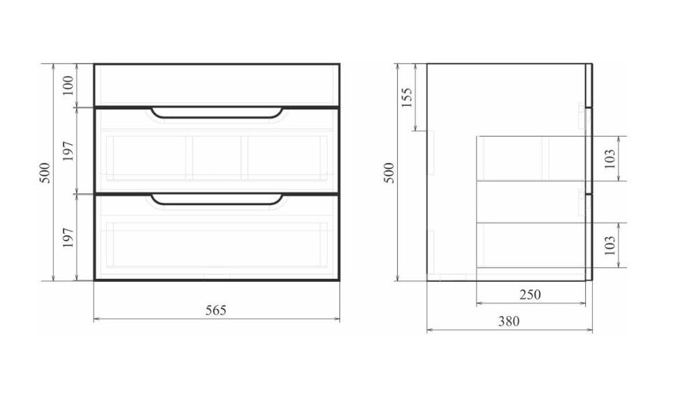 Приобрести mirsant тумба подвесная soho quadro 60 см с раковиной deep 60 ут000089877