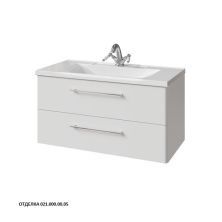 Caprigo Тумба с раковиной ACCORD 90 см, белая, эмаль 2218eml б