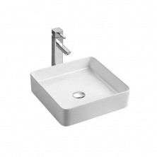 Раковина накладная Azario 400*400*110 мм, белая