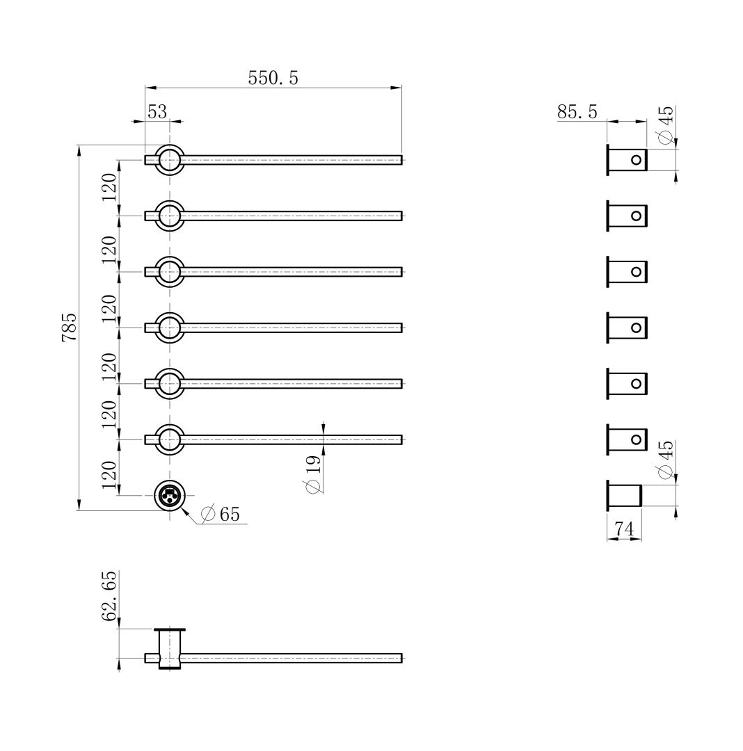 Приобрести полотенцесушитель электрический встраиваемый wonzon & woghand baden, черный матовый (ww-al366-mb)