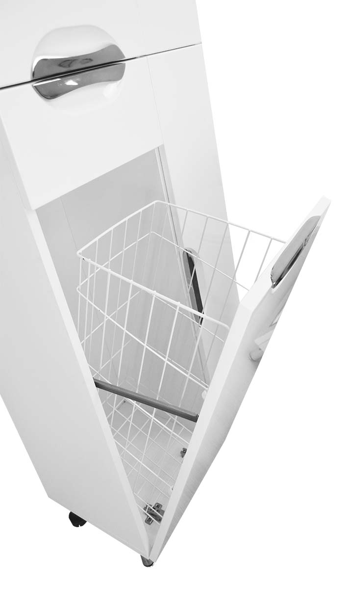 Приобрести loranto пенал стиль 52х197 см, с корзиной для белья, белый (cs00024679)