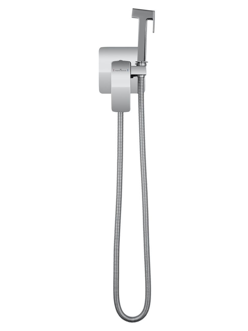 Приобрести смеситель с гигиеническим душем встраиваемый wonzon & woghand edge, хром (ww-88829003-cr)