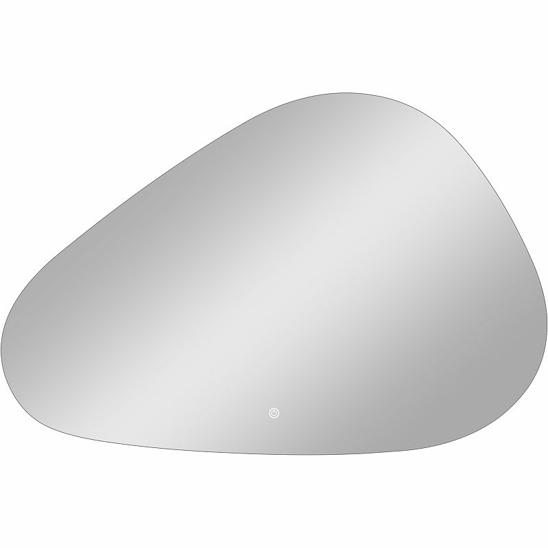 Приобрести continent зеркало с подсветкой voyage 100х70 см, сенсорный включатель, белое