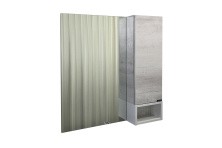 Сomforty Зеркало-шкаф "Прага-75" дуб белый