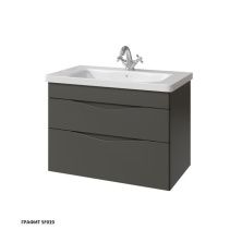 Caprigo Тумба с раковиной LENTO 80 см, графит 36212 6