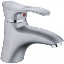 HAIBA Смеситель для раковины 144мм, матовый хром HB1001-1