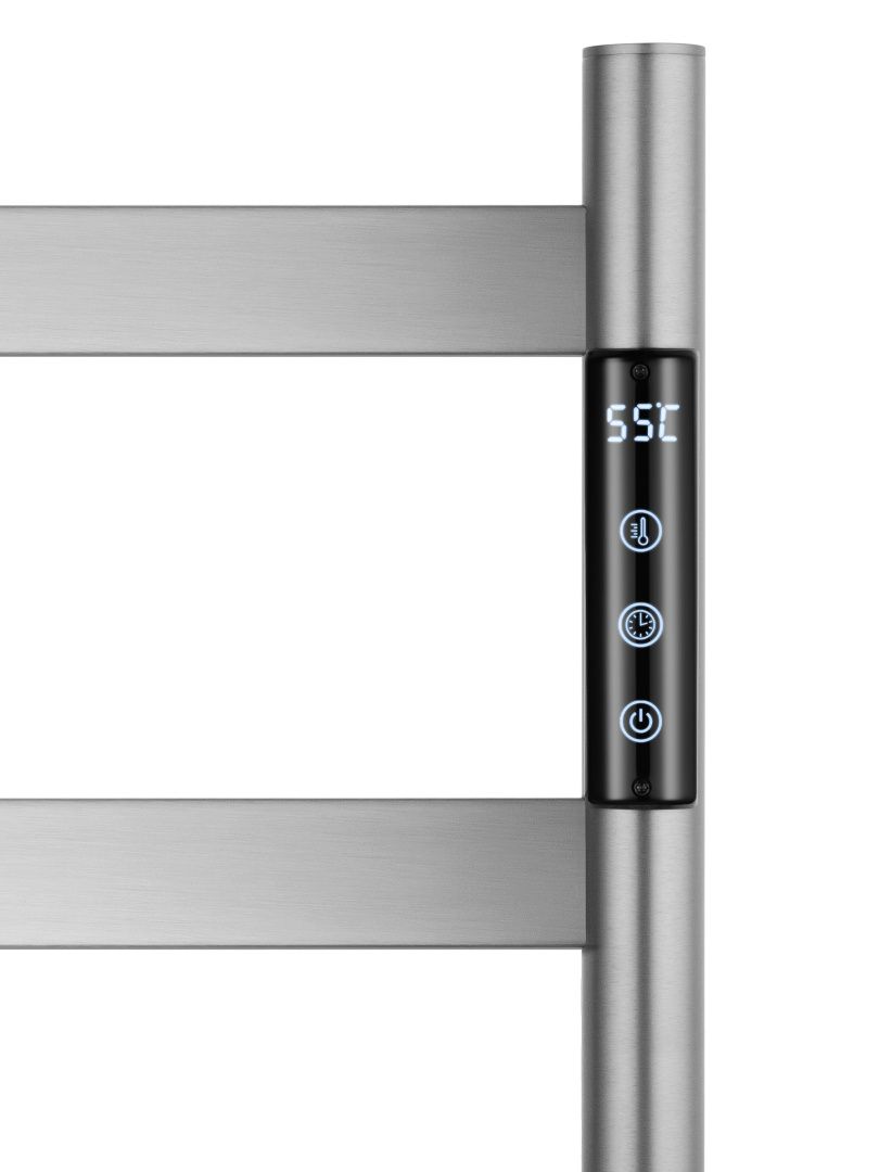 Приобрести полотенцесушитель электрический напольный wonzon & woghand essen, брашированный никель (ww-a406-br)