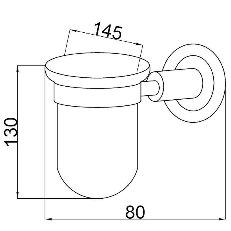 Приобрести boheme стакан для зубных щеток murano, золото\красный 10904-r-g