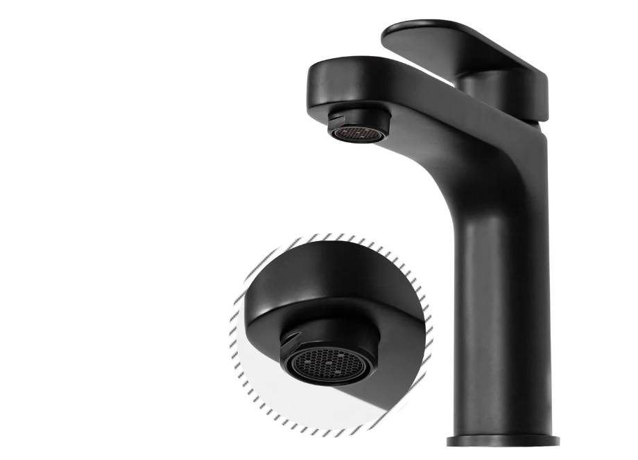 Приобрести grocenberg смеситель для раковины, черный матовый gb1011bl