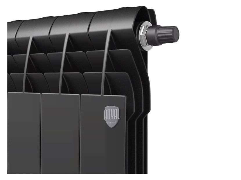 Приобрести royal thermo радиатор биметаллический biliner 350 /noir sable ( черный графит ) vdr - 14 секц.