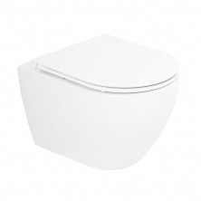 CEZARES Подвесной унитаз STYLUS-TOR, безободковый с сиденьем soft close, дюропласт