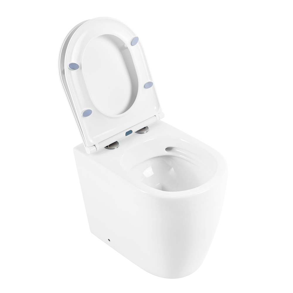 Приобрести belbagno унитаз безободковый приставной marinoс сиденьем дюропласт, микролифт, белый bb105cbr/bb870sc