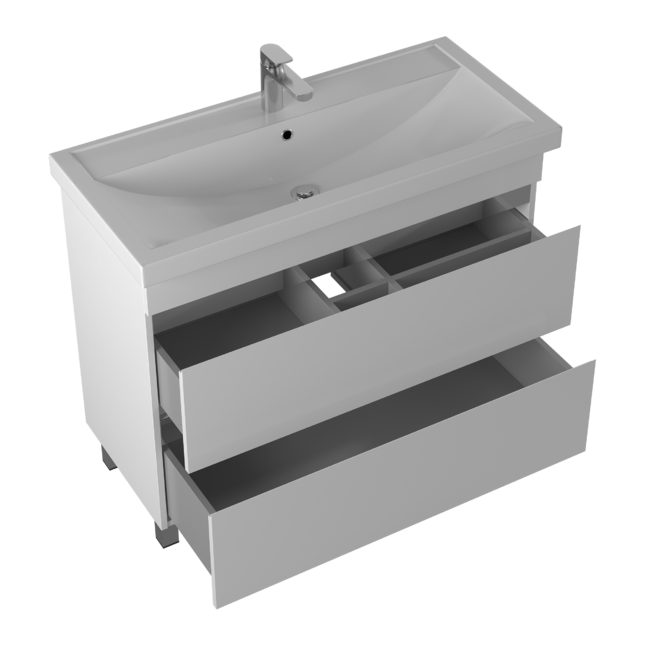 Приобрести briz тумба напольная elen 100 см, белая, т8-100