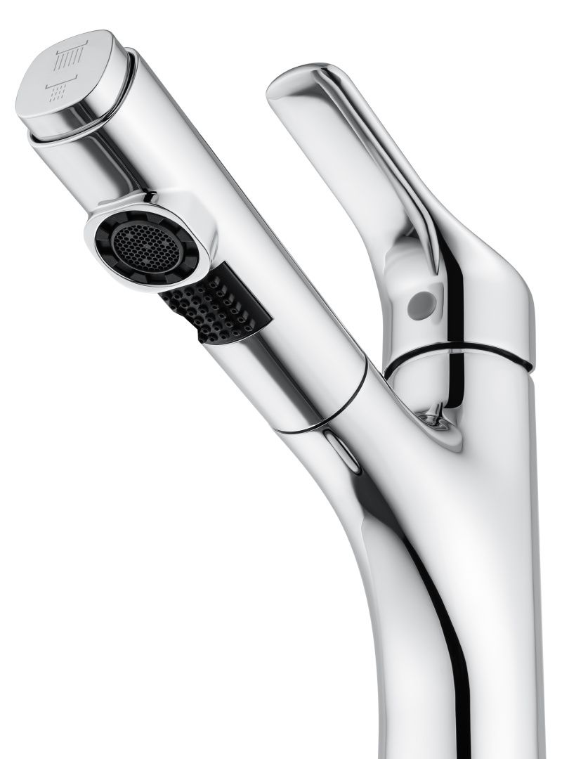 Приобрести смеситель для раковины с выдвижным изливом wonzon & woghand, хром (ww-ae4151-cr)