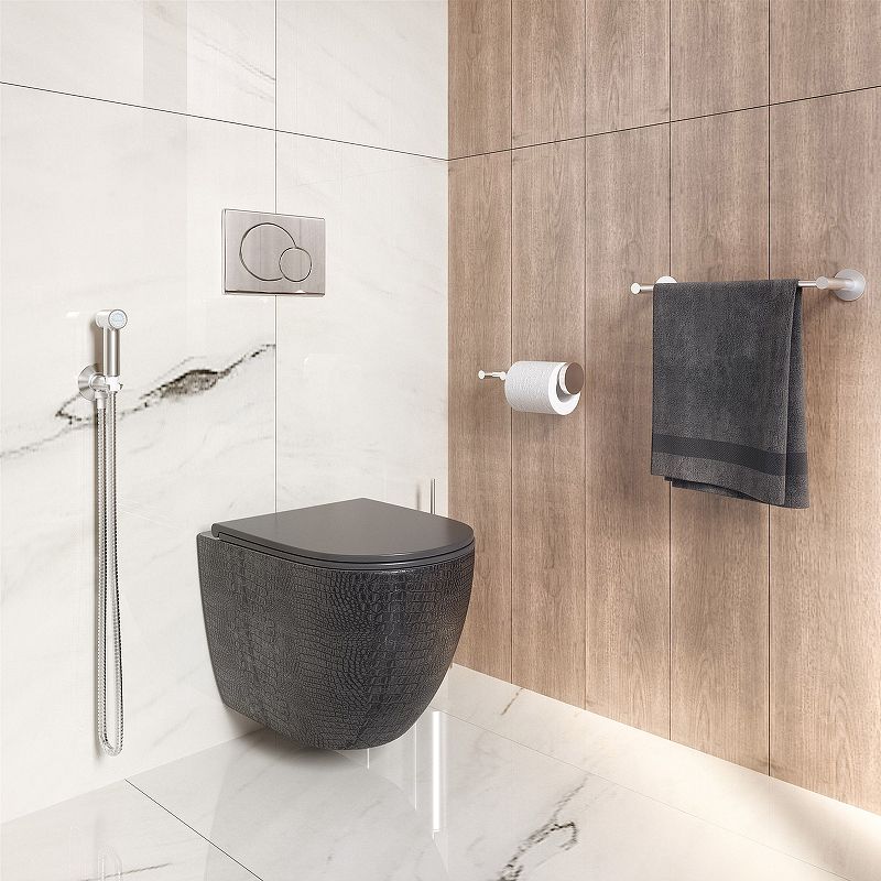 Приобрести grossman унитаз подвесной color с крышкой дюропласт, микролифт, черный глянец gr-4455bbls