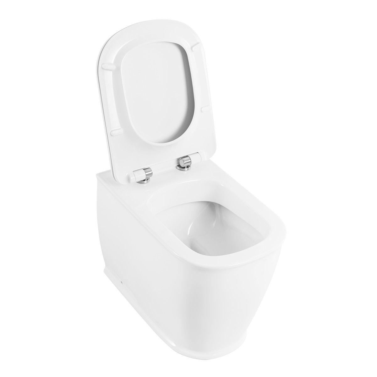 Приобрести belbagno унитаз безободковый приставной prado с сиденьем дюропласт, микролифт, белый bb10150cb/bb10150sc