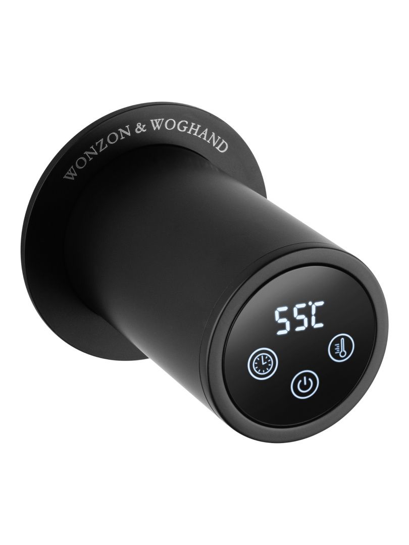 Приобрести полотенцесушитель электрический встраиваемый wonzon & woghand hamburg, черный матовый (ww-al314-mb)