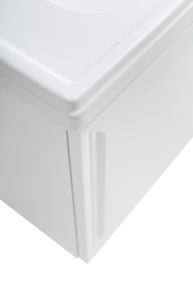 Приобрести cezares тумба подвесная с раковиной giubileo 80 см bianco lucido, белый глянец giubileo-800-1c-so-bl