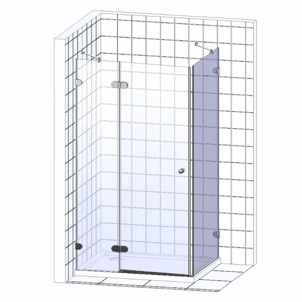 Приобрести ограждение душевое mirsant arena square 90х90 см хром/прозрачное