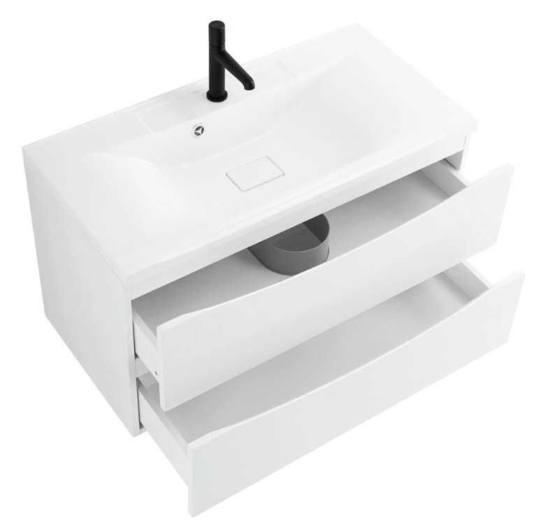 Приобрести тумба подвесная с раковиной belbagno marino-900-2c-so-bo-p 90 см, bianco opaco