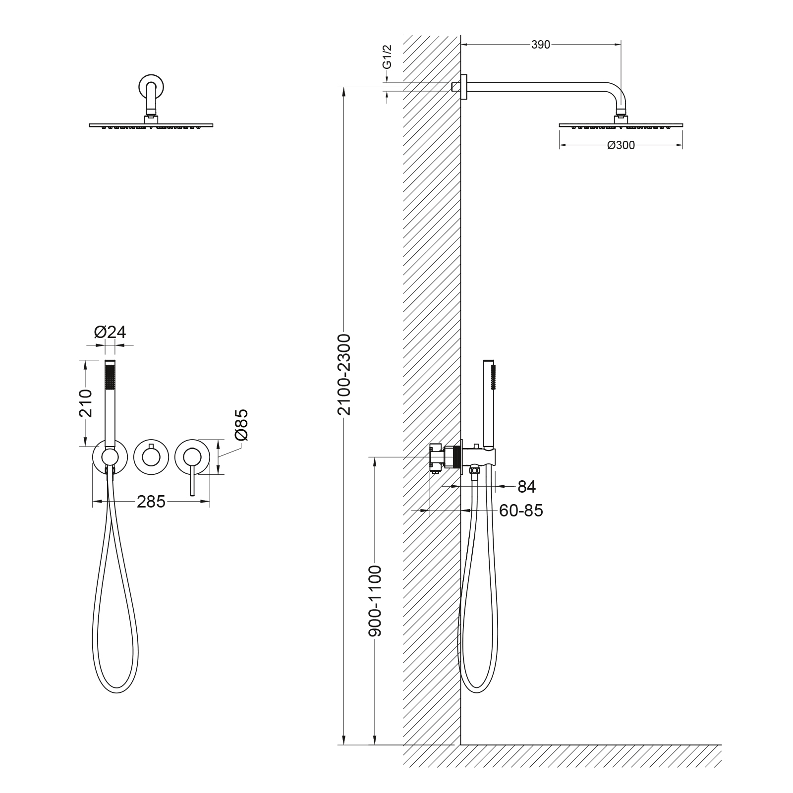 Приобрести душевая система встроенная timo saona sx-2349/17sm золото матовое