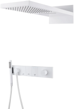 Boheme Душевая система Zodiac, встраиваемая, белая матовая 132-MW