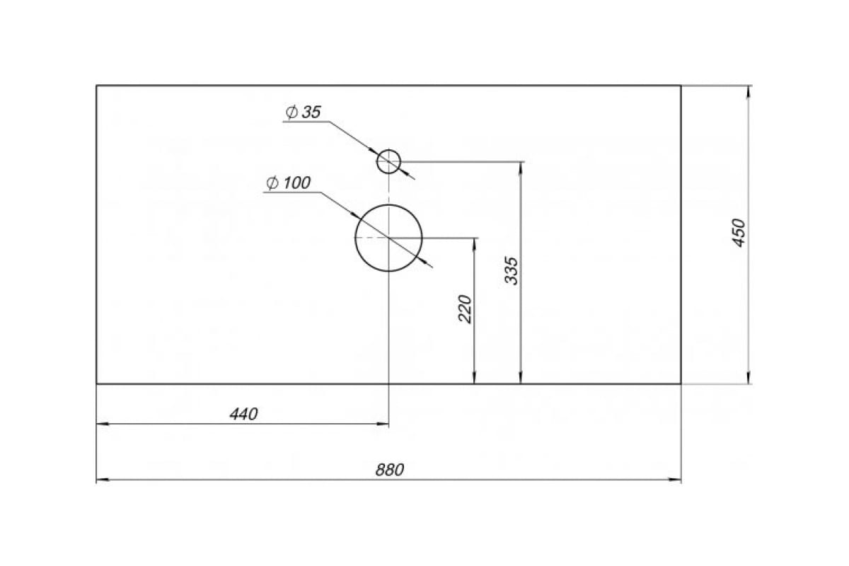 Приобрести aquanet столешница nova lite 90 см, бежевый