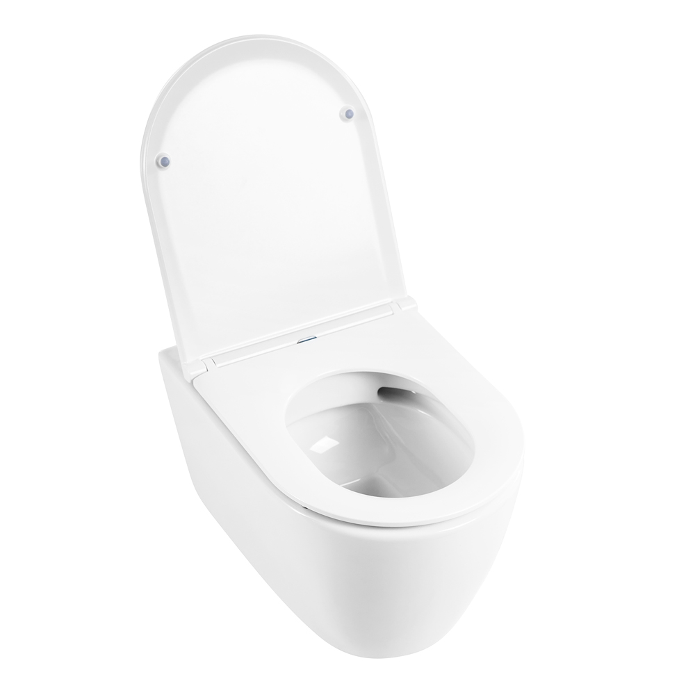 Приобрести belbagno унитаз безободковый подвесной marino с сиденьем дюропласт, микролифт, белый bb105chr/bb870sc