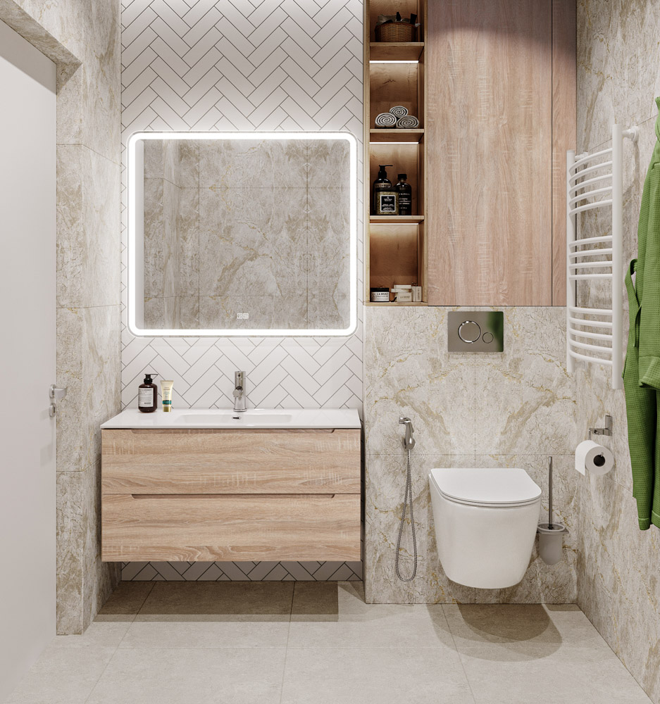 Приобрести belbagno тумба с раковиной etna 100 см, подвесная rovere bianco, белая раковина