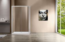 Vincea Душевое ограждение Garda 90х110 см, прозрачное, хром VSR-1G9011CL