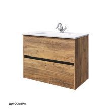 Caprigo Тумба с раковиной SEATTLE 85 см, дуб сомеро, экошпон