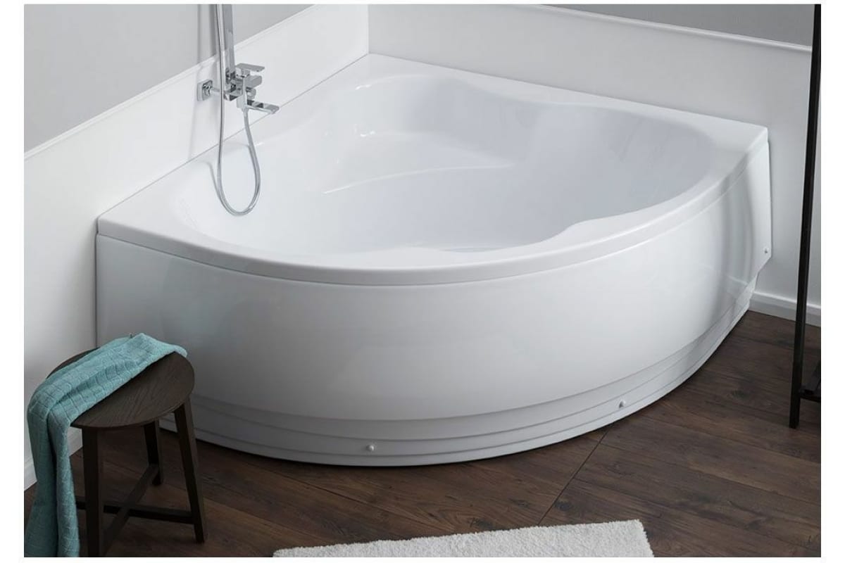 Приобрести aquanet акриловая ванна santiago 160x160 см, белая