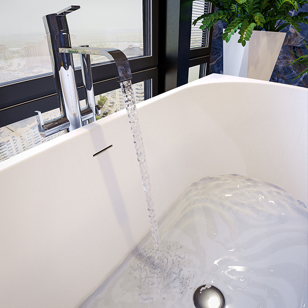 Приобрести mirsant ванна акриловая sole sigma 170*80 см, белая, с щелевым переливом ут000067257