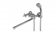 LEMARK Смеситель для ванны Contour, двухвентильный, хром LM7451C