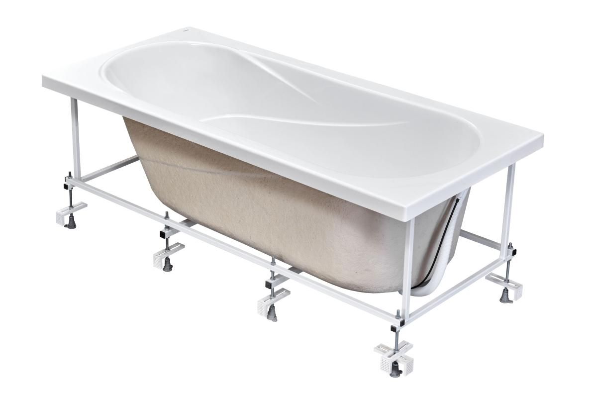 Приобрести акриловая ванна прямоугольная касабланка xl 180x80 см