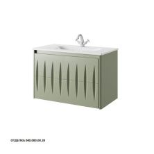 Caprigo Тумба с раковиной TIBET - PICCO 85 см, зеленая, эмаль