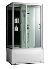 Frank Душевая кабина F555-1 высокий поддон, прямоугольная