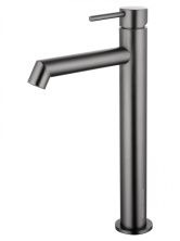 Смеситель для раковины высокий WONZON & WOGHAND, Темный графит (WW-H1064-BGG)