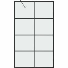 Grossman Шторка для ванны 90х150 см, черная/прозрачное GR-10590BLACK