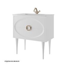 Caprigo Тумба с раковиной MILANO 85 см, белая, эмаль 14312 5