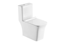 Sole Унитаз моноблок SLOT, безободковый с сиденьем дюропласт, микролифт УТ000082404