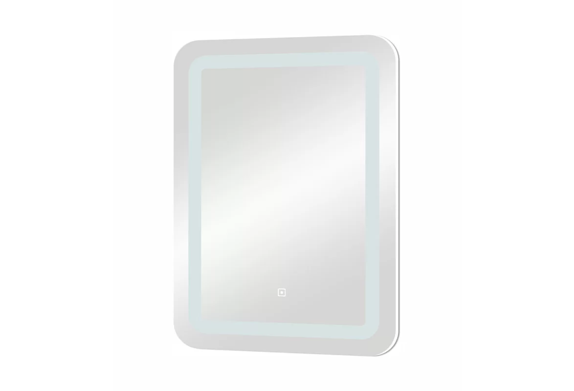 Приобрести continent зеркало с подсветкой lucia 70х90 см, белое