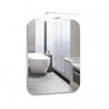 Azario Зеркало Агат 800*550, с навесным светильником и сенсорным выключателем, ФР-00000908