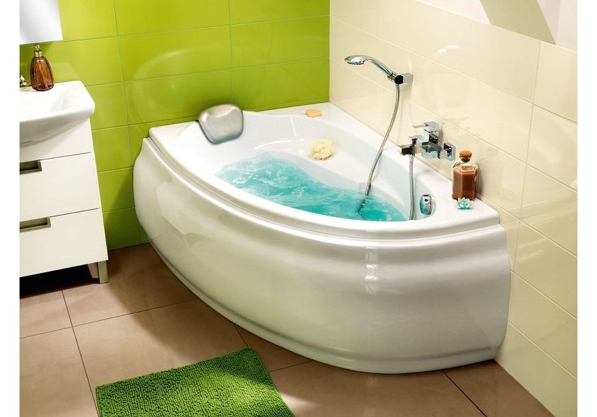 Приобрести акриловая ванна cersanit joanna 150x95 см левая