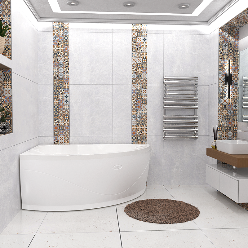 Приобрести радомир акриловая ванна алари 168x120 см l ( комплект каркас )