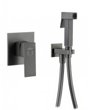 Смеситель с гигиеническим душем, встраиваемый ViEiR Cielo, графит/Gun Metal V393553G
