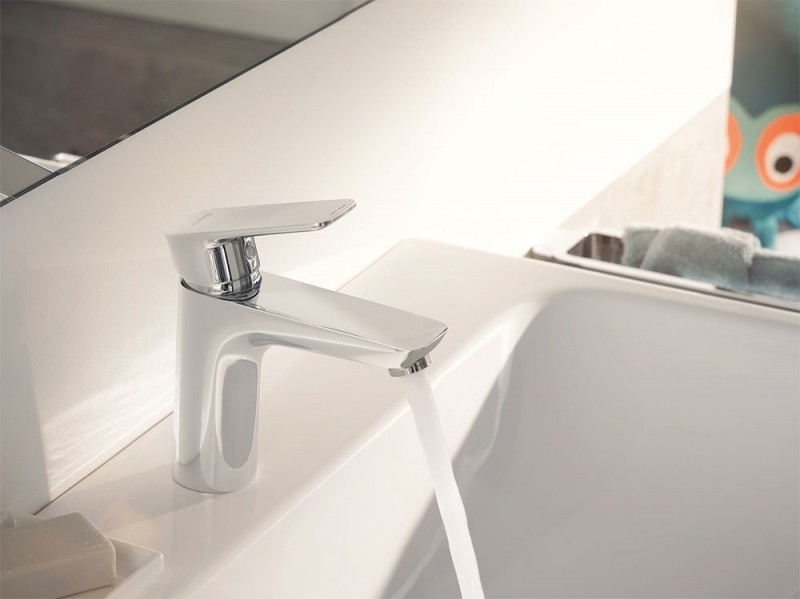 Приобрести kludi pure&style однорычажный смеситель на умывальник 100, без донного клапана, арт. 402920575